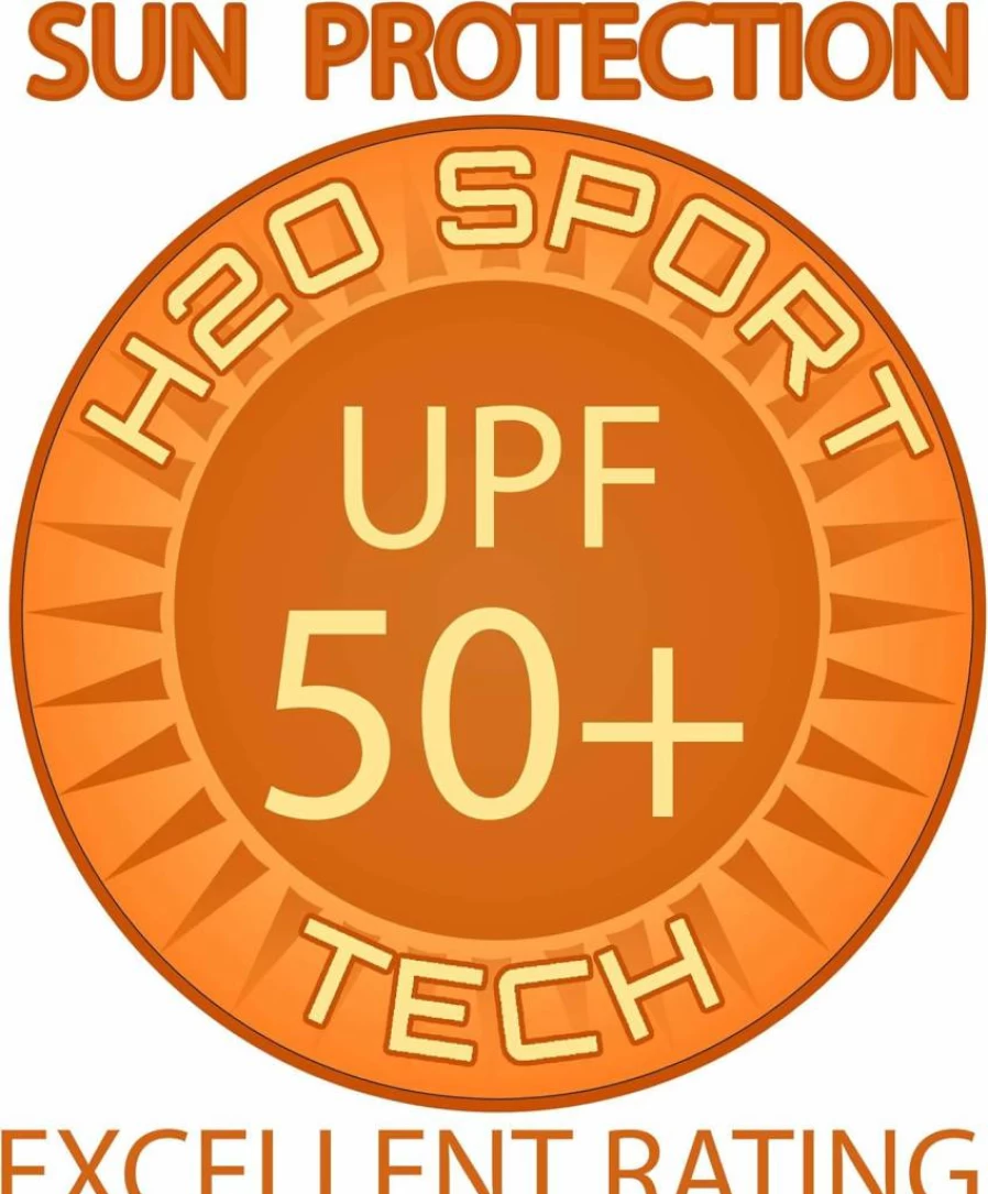 H2O Sport Tech Big & Tall Men's Loose Fit Long Sleeve Swim Shirt - UPF Sun Protection Quick Dry